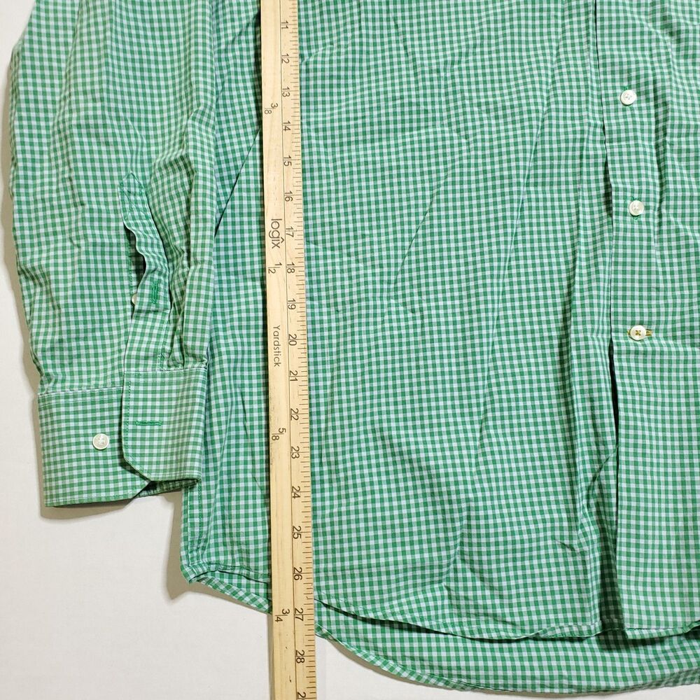 Barbour Shirt 3XL Regular Fit Green Country Outdoor Cotton Check Button Up Mens - Picture 10 of 13